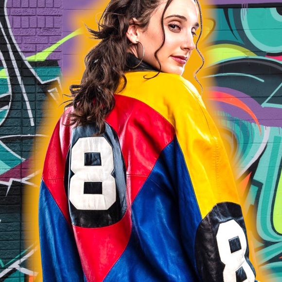 North Beach Leather Michael Hoban 8 Ball Jacket - Picture 1 of 7